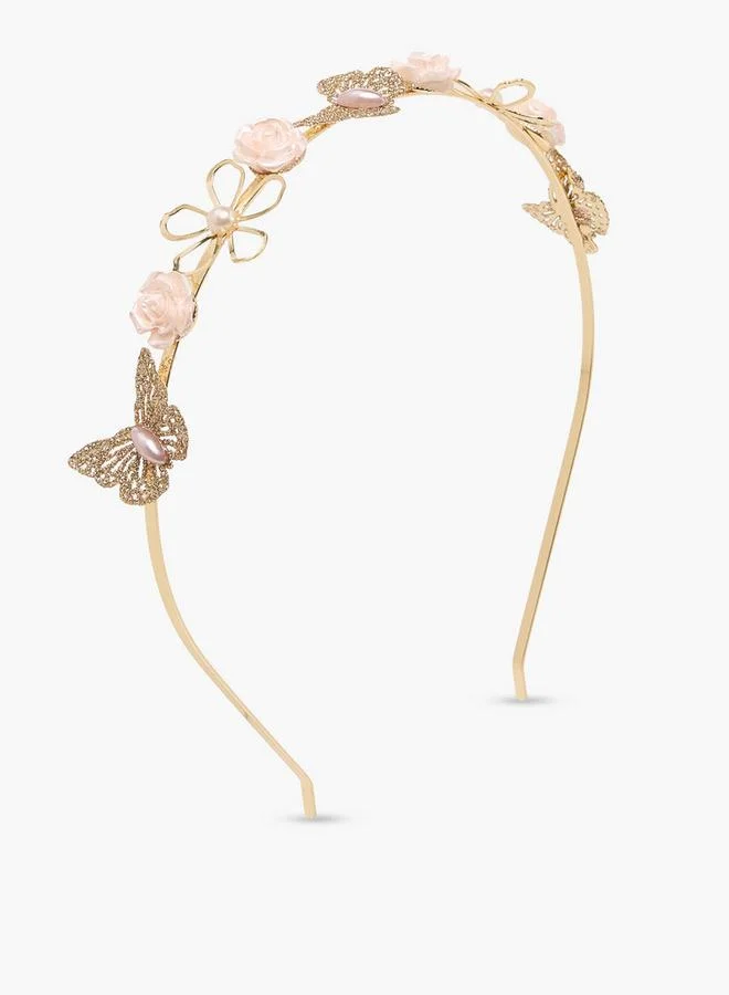 Flora Bella By Shoexpress Pack Of 4 Hairband And Hair Clip With Embellished Detail Ramadan Collections